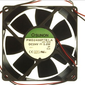 24V 雙滾珠大風量變頻器風扇 建準 8025 2線 PMD2408PTB1