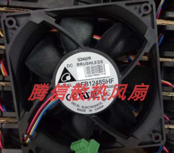 全新台达DELTA AFB1248SHF-AG03 48V 0.45A 12cm 12032散热风扇