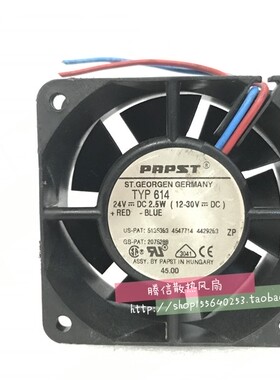 papst TYP 614 614R 24V 2.5W 6CM厘米散热风机高端工业设备风扇