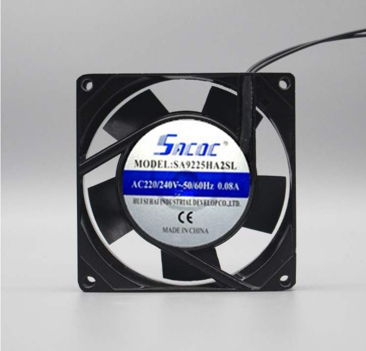 全新正品SACDC SA9225HA2SL/HA2BL 9025 220V 0.08A散热风扇9CM