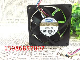 原装AVC DATC0825B2G 12V1.60A 8025双滚珠大风量PWM调速散热风扇