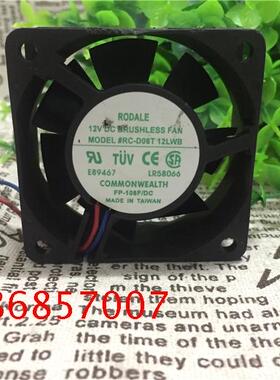 原装RODALE 6025 6cm #RC-D06T 12LWB  12V DC变频散热风扇