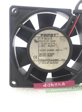 原装德国PAPST TYP8414HR 8414R 8414 8CM 24V 5.8W 8025散热风扇