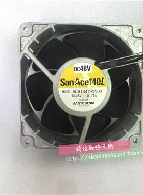 原装三洋 14050 48V 0.71A 9LB1448AS503 铝框 金属耐高温风扇