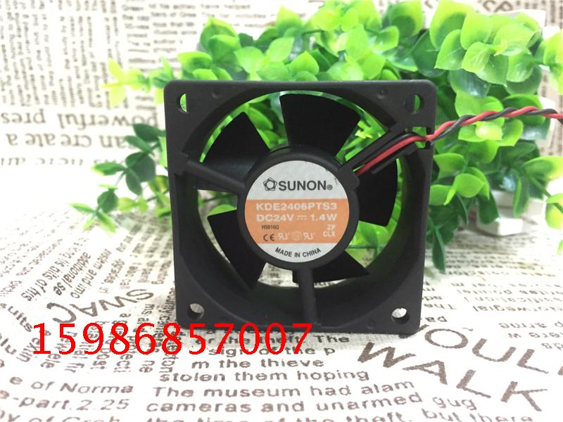 原装建准SUNON KDE2406PTS3 6025 24V 1.4W 6厘米 静音变频器风扇