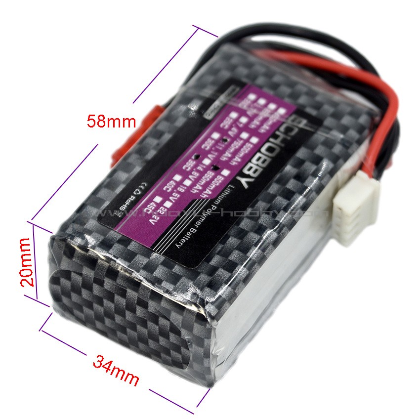 11.1V3S850mAh35C航模锂电池
