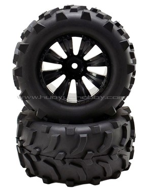 SST赛速模型配件 09312 轮胎总成 09256+09255遥控大脚1995 1999