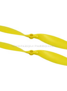 盛天模型ST-550C-028黄色螺旋桨1038正桨 遥控多旋翼无人机配件