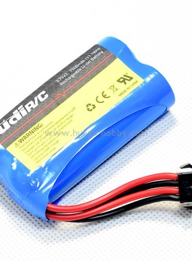 UdiR/C优迪配件 UDI002-14 遥控船锂电池7.4V2S 1500mAh SM4P头