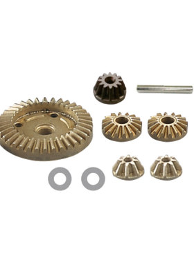 海博星HBX配件M16103金属差速齿套件主动伞齿1/16遥控大脚车16889