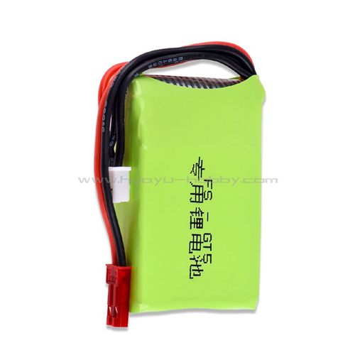 7.4V 2S 1500mAh 8C锂电池 JST插头 适用富斯FS-GT5 遥控器