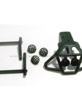 海博星hbx配件12607前防撞+车身支柱大脚1/12遥控车12811B 12812