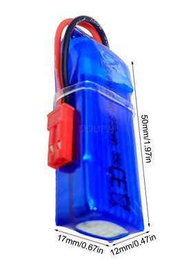 7.4V2S 350mAh锂电池JST头35C高倍手抛滑翔机DLG1000 Esky F300BL