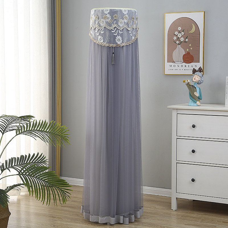 空调防尘罩开机不取美的简约现代通用立式圆柱形柜机蕾丝空调罩套,居家布艺,空调罩,淘宝优惠券,粉丝福利购,淘宝优惠卷