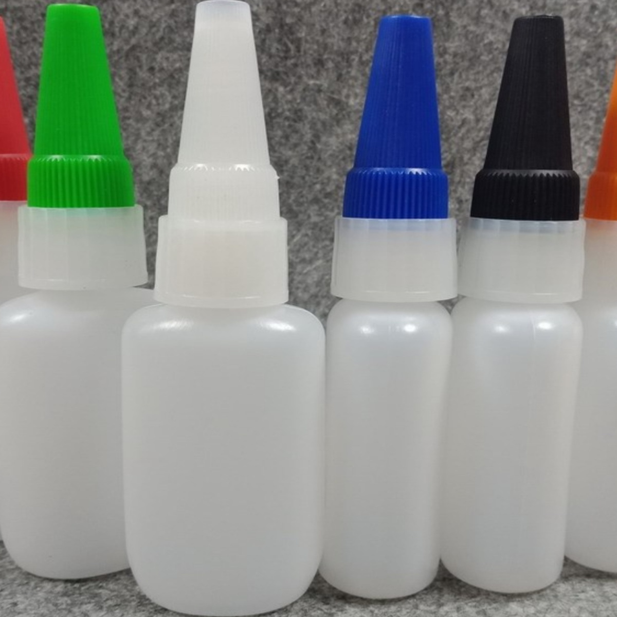 带塑料针20克401瓶椭圆瓶胶水瓶塑料瓶新料瓶50ml100MLPE可按瓶子