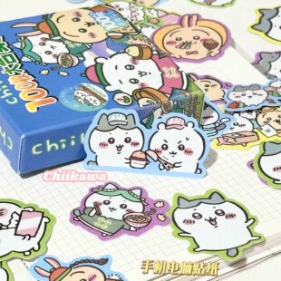 百变吉伊卡哇贴纸可爱呆萌创意装 饰手机壳笔记本行李箱易撕防水贴