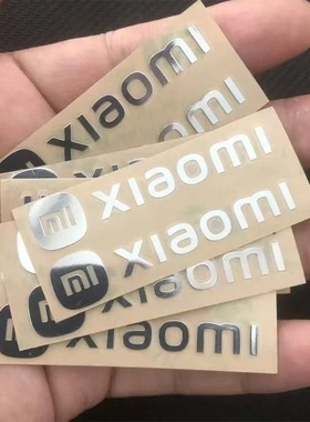 贴纸3D立体纸小米su7金属贴车标贴装饰个性创意金属贴随意贴车标
