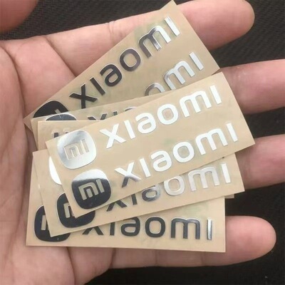 小米SU7金属贴logo贴纸手机壳笔记本平板贴画装饰防水易撕自贴画