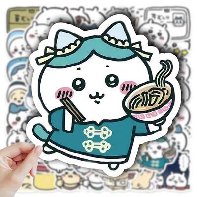 可爱卡通防水无痕贴纸
