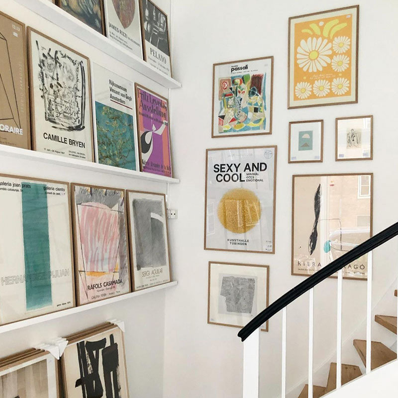 欧洲复古风格 纸质艺术海报 家居装饰挂画画心集合