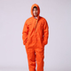 连体服连帽防尘服汽修服桔红环卫服搬运服喷漆服养殖户外园林绿化