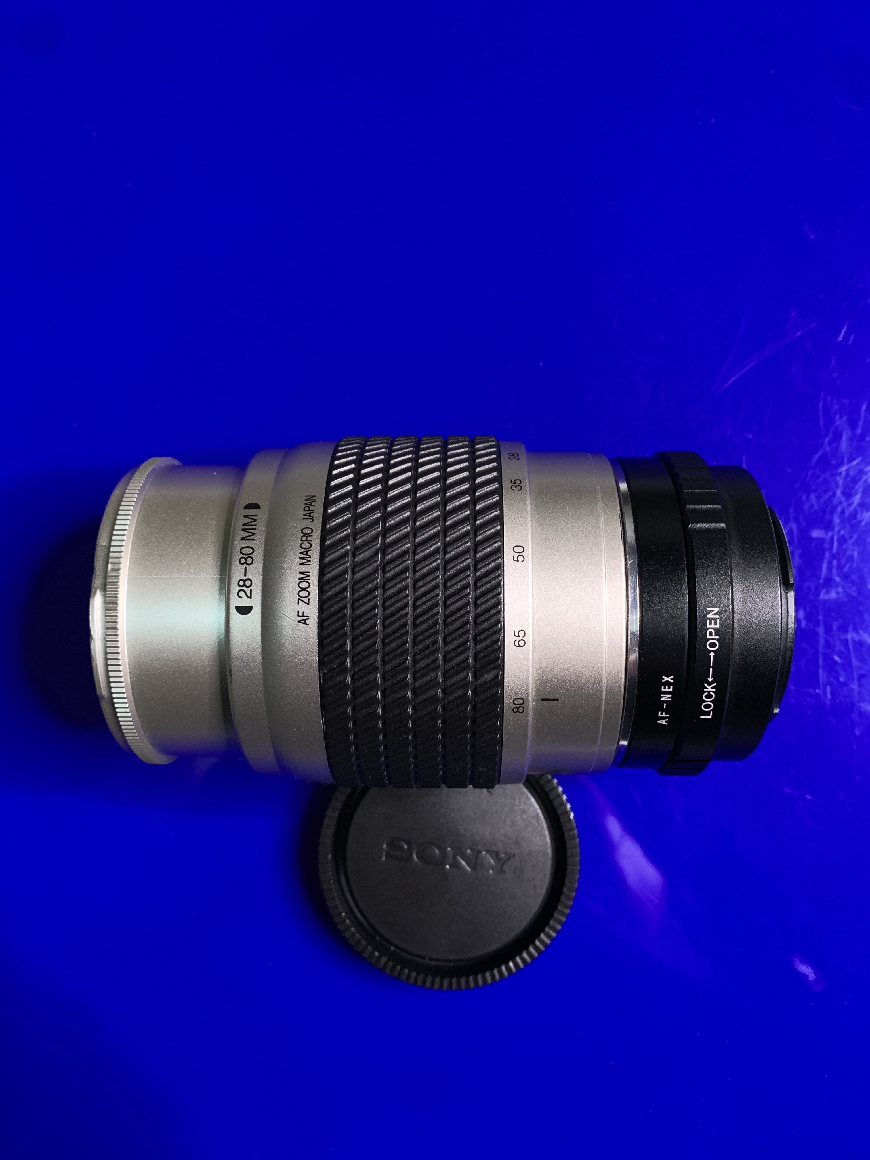 适用于索尼微单Ea7NEX 图丽28-80mm/3.5-5.6广角镜头升级银头微距