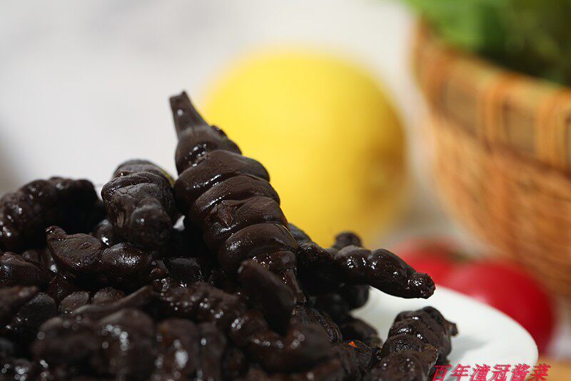 潼关酱菜央视远方的家介绍 中华老字号潼冠牌高酱甘露150g