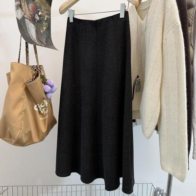 显瘦遮胯休闲半身长裙