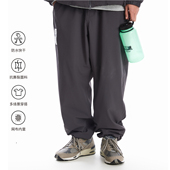 长裤 PINSKTBS 春秋日系复古宽松休闲户外耐磨纯色舒适SPORTS套装
