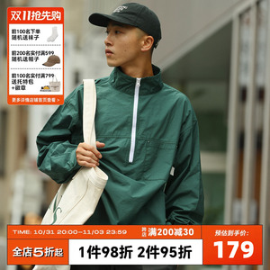 PINSKTBS 23AW户外运动半拉链机能秋季外套男夹克山系衬衫