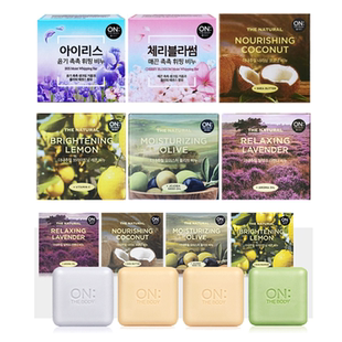 韩国正品LG安宝迪ON樱花柠檬橄榄香皂洗手洗脸沐浴香皂持久留香