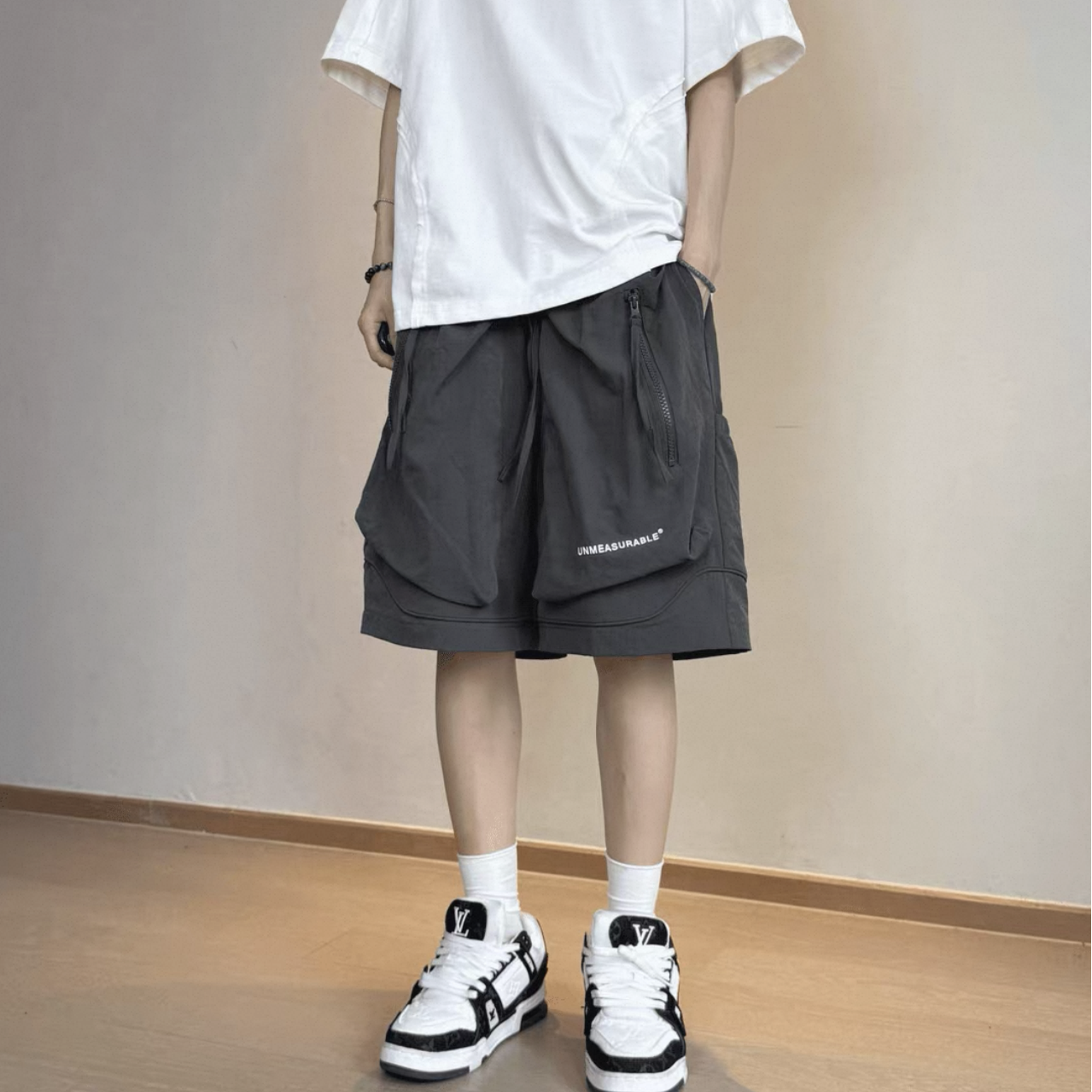 夏季工装大口袋短裤男女同款