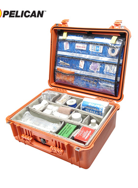 进口美国派力肯PELICAN 1500 1550ems紧急救援箱 防水医疗药品箱