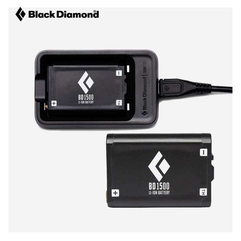新款美国黑钻bd户外头灯充电器1500毫安充电锂电池套装620681