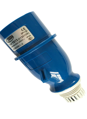 YEEDA怡达16A工业连接器 IP44 2P+E（单相三芯）防水插/航空插座
