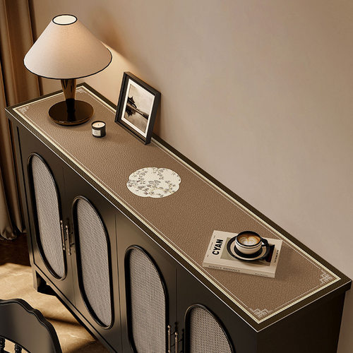 餐边柜桌垫高级感防尘垫电视柜鞋柜防脏垫免洗防水防油台面保护垫