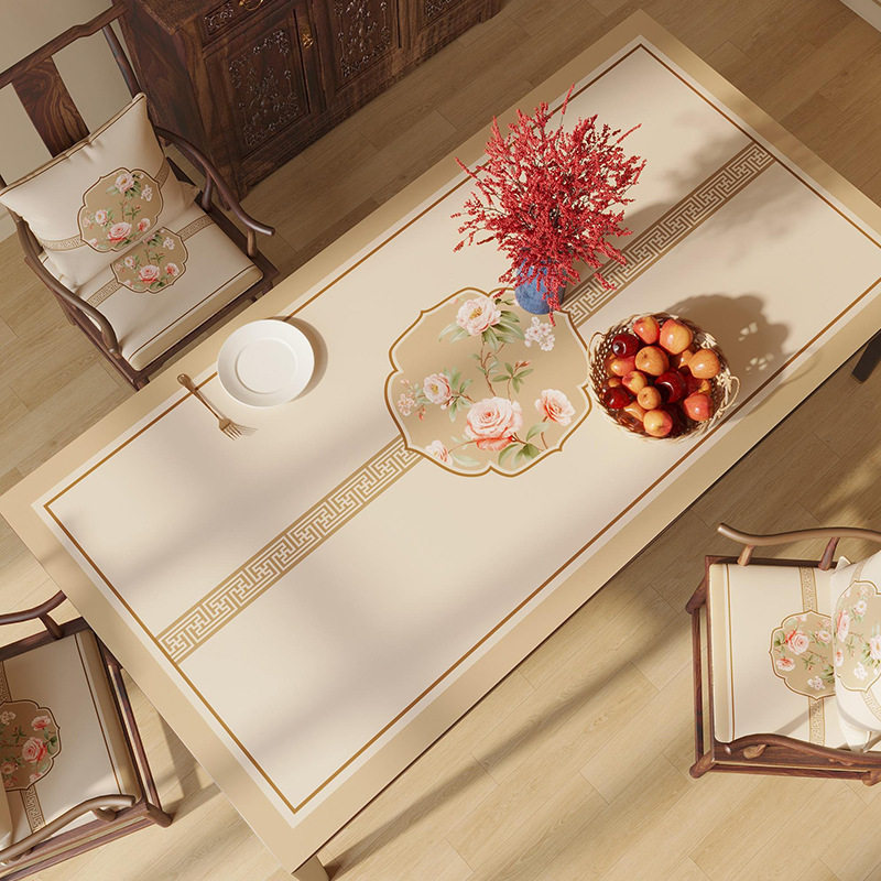 新中式餐桌垫防水防油PVC茶几防烫隔热垫办公室皮革软桌布,女士内衣/男士内衣/家居服,晨袍,淘宝优惠券,粉丝福利购,淘宝优惠卷