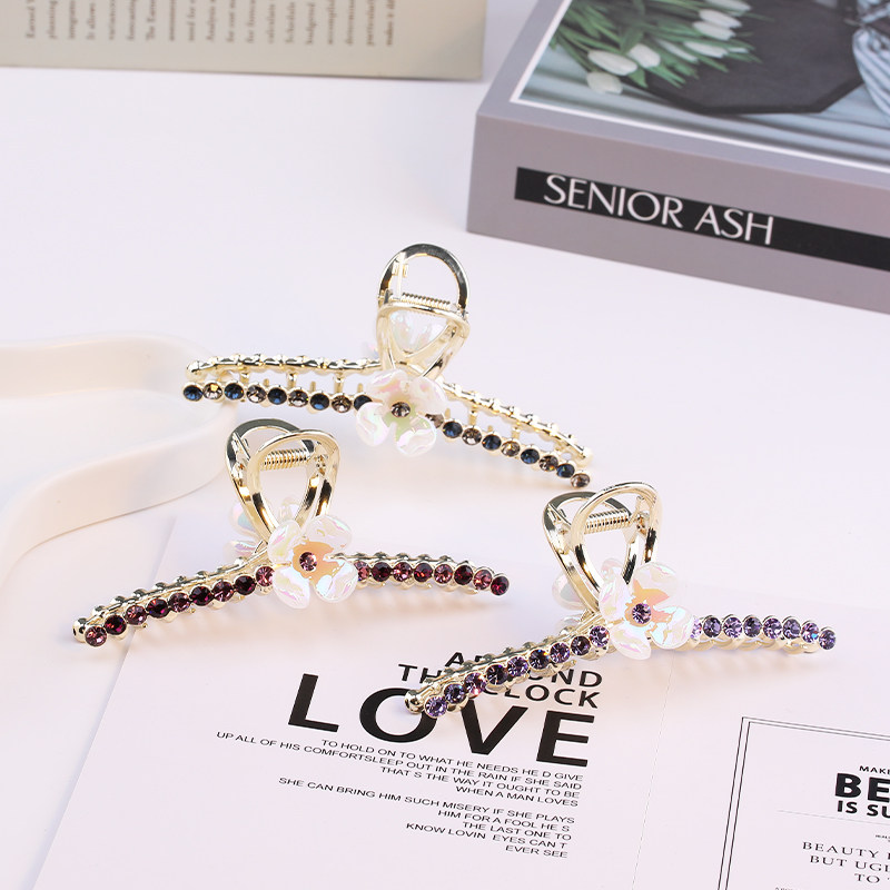 宸如意--自由选款 新款小花合金富贵高货抓夹弹簧夹新品发饰