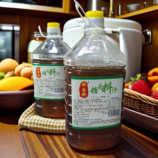5斤河南腌制糖蒜汁大桶装新鲜蒜常备醋汁