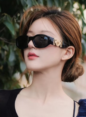 赵露思同款复古旅游多边形墨镜女
