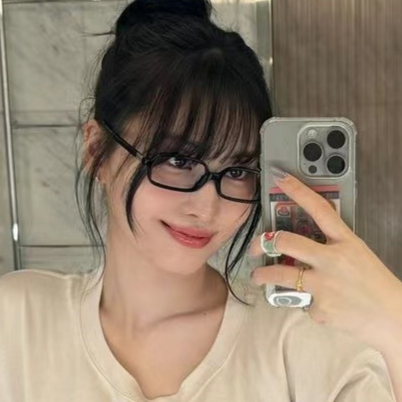 小众素颜装饰早八神器近视眼镜女