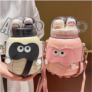 保温杯女新款 学生水杯上学专用中小学生可爱儿童杯子可放书包