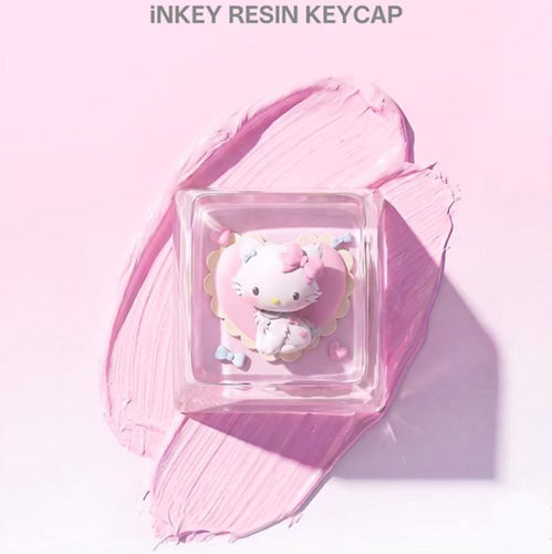 韩国ROYCHE iNKEY Hello Kitty凯蒂猫树脂键帽三丽鸥联名立体键帽