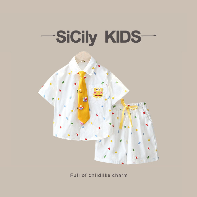 SiCilyKids-男童短袖套