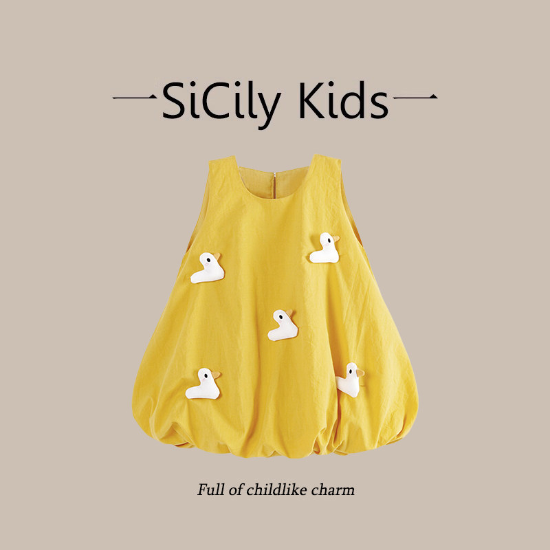SiCilyKids-女童洋装夏