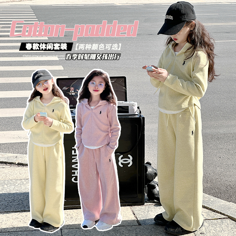 女童春装套装2025新款网