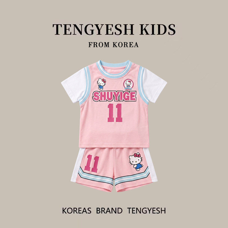 韩国TENGYESH女童夏季套
