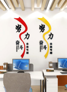 文化墙贴伊诺励志团队厂家直供