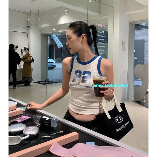 eihey诶嘿印花吊带背心无袖女