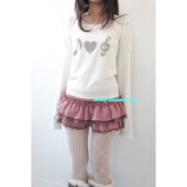 eihey诶嘿韩系简约百搭音符印花休闲圆领套头显瘦长袖 T恤上衣女